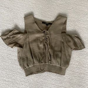 Guess top with shoulder cut out